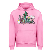 Fuchsia Pink Xoxo the original love language Easter Day Urban Hoodie - CowGirlArtShop