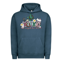 Pigment Midnight Navy Xoxo the original love language Easter Day Urban Hoodie - CowGirlArtShop
