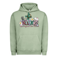 Pigment Oil Green Xoxo the original love language Easter Day Urban Hoodie - CowGirlArtShop
