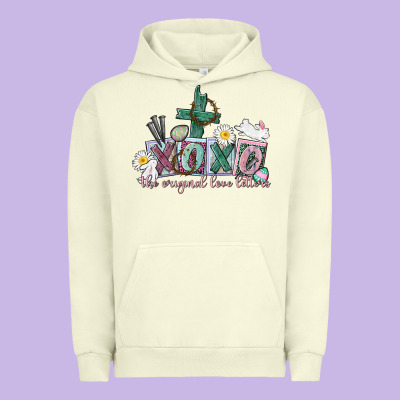 Xoxo The Original Love Language Easter Day Urban Hoodie Designed By Cowgirlartshop