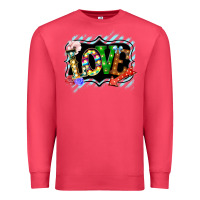 Cardinal love frame digital valentines day Premium Sweatshirt - Bettercallsaul