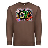 Chestnut love frame digital valentines day Premium Sweatshirt - Bettercallsaul