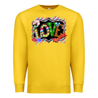 Lemon love frame digital valentines day Premium Sweatshirt - Bettercallsaul