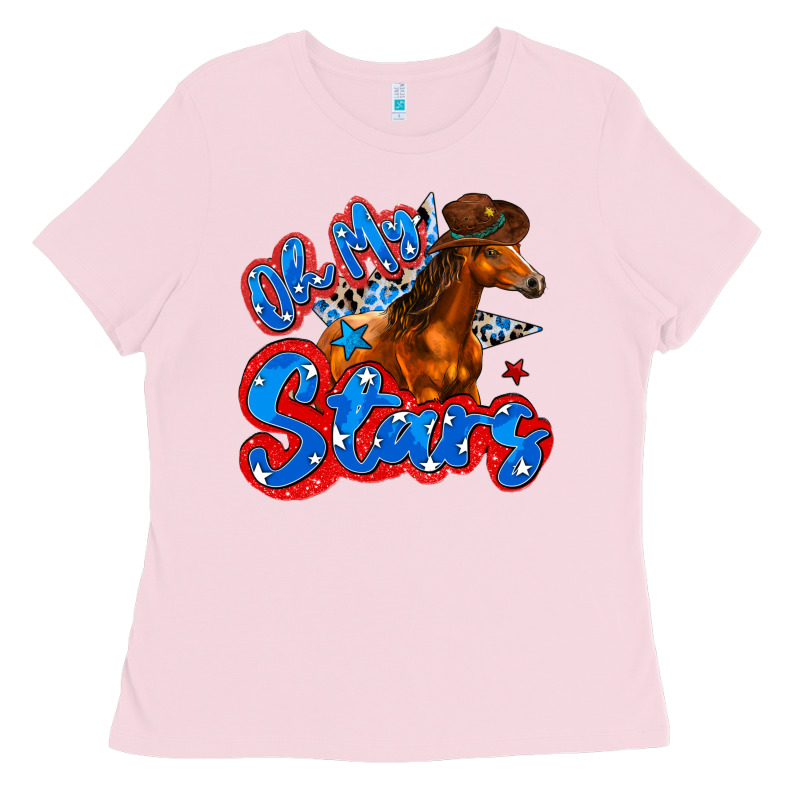 Oh My Stars Horse Ladies Tee by Zillion Design Studio | Teevron