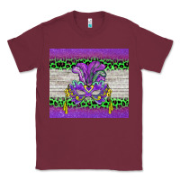 Burgundy mardi gras  mask Classic Tee - BarkalooDesign