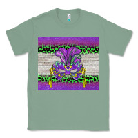 Sage mardi gras  mask Classic Tee - BarkalooDesign