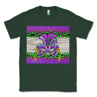 Sports Green mardi gras  mask Classic Tee - BarkalooDesign