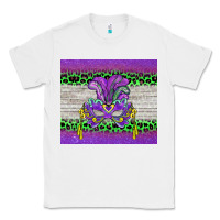 White mardi gras  mask Classic Tee - BarkalooDesign