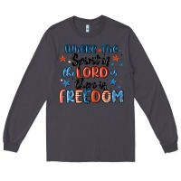 Smoke where the spirit of the lord is there is freedom Long Sleeve Tee - MaliasSmallBusiness