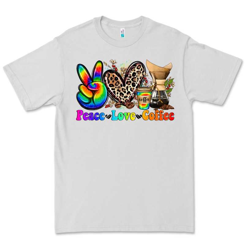 Peace Love  Coffee Premium Tee by Zillion Design Studio | Teevron