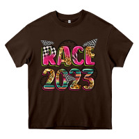 Chocolate Brown race 2023 Heavy Core Tee - Zillion Design Studio