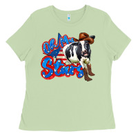 Matcha oh my stars cow Ladies Tee - Zillion Design Studio