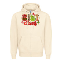 Sandshell gigi claus Zipper Hoodie - MaliasSmallBusiness