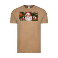 Vintage Coffee christmas with santa Vintage Tee - AdoDesignShop