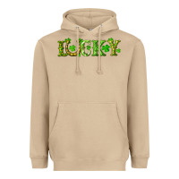 Mushroom st. patrick's day lucky with clovers and horseshoe Heavyweight Hoodie - RanaPortraitStore