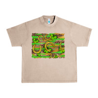 French Oak horseshoe shamrock leopard wood glitter background Urban Heavy Tee - Artiststas