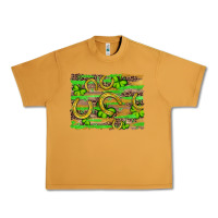 Peanut Butter horseshoe shamrock leopard wood glitter background Urban Heavy Tee - Artiststas