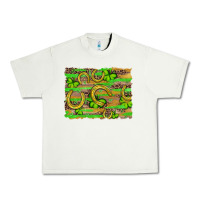 Pistachio horseshoe shamrock leopard wood glitter background Urban Heavy Tee - Artiststas