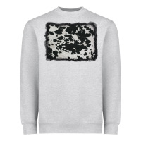 Heather Grey cowhide background Heavyweight Sweatshirt - AdoDesignShop
