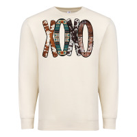 Sandshell Xoxo Leopard Heart Premium Sweatshirt - Bettercallsaul
