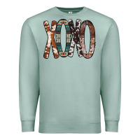 Seafoam Xoxo Leopard Heart Premium Sweatshirt - Bettercallsaul