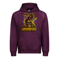 Mauve Wine We are Black History Urban Hoodie - HowdyJamesFarm