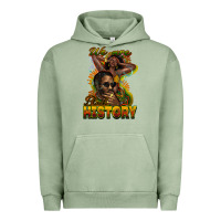 Pigment Oil Green We are Black History Urban Hoodie - HowdyJamesFarm