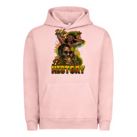 Pigment Salmon We are Black History Urban Hoodie - HowdyJamesFarm