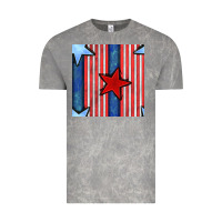 Cloud Rock 4th of july stars and stripes seamless pattern Vintage Tee - BundleAndBundleShop