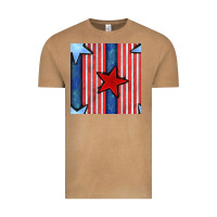 4th Of July Stars And Stripes Seamless Pattern Vintage Tee | Teevron