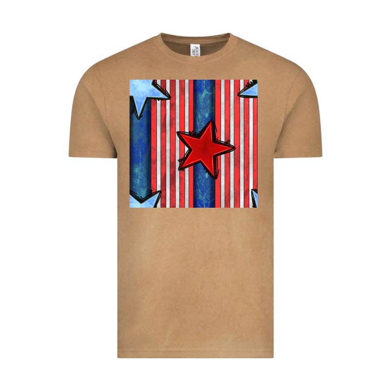 4th Of July Stars And Stripes Seamless Pattern Vintage Tee by BundleAndBundleShop | Teevron