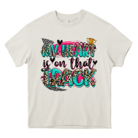 Cream my heart is on that track Heavy Core Tee - Zillion Design Studio