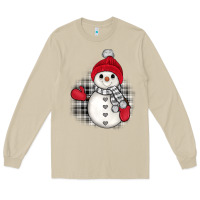 Mushroom grey christmas snowman Long Sleeve Tee - JahusDesignShop