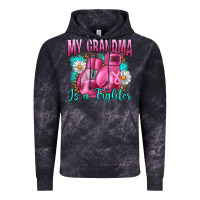 Cloud Black Breast Cancer My Grandma Is A Fighter Vintage Hoodie - Artiststas