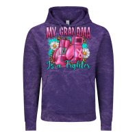 Cloud Purple Breast Cancer My Grandma Is A Fighter Vintage Hoodie - Artiststas
