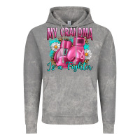Cloud Rock Breast Cancer My Grandma Is A Fighter Vintage Hoodie - Artiststas