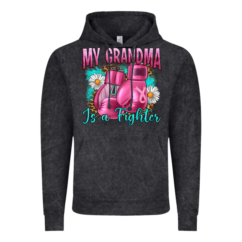 Breast Cancer My Grandma Is A Fighter Vintage Hoodie by Artiststas | Teevron
