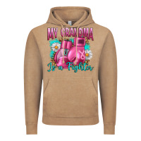Vintage Coffee Breast Cancer My Grandma Is A Fighter Vintage Hoodie - Artiststas