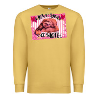 Antique Gold Valentine Sloth Premium Sweatshirt - Bettercallsaul