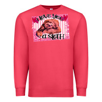 Cardinal Valentine Sloth Premium Sweatshirt - Bettercallsaul