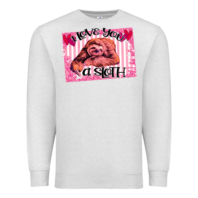 Valentine Sloth Premium Sweatshirt by Bettercallsaul | Teevron