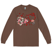Chestnut valentine's day stethoscope Long Sleeve Tee - MaliasSmallBusiness