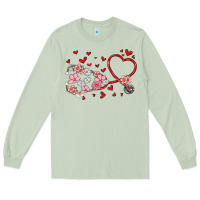 Matcha valentine's day stethoscope Long Sleeve Tee - MaliasSmallBusiness