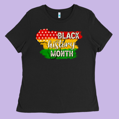 Ladies Tee black history month