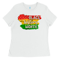 White black history month Ladies Tee - texasbilliewilder