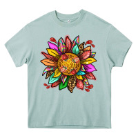 Arona strawberry sunflower Heavy Core Tee - texasbilliewilder