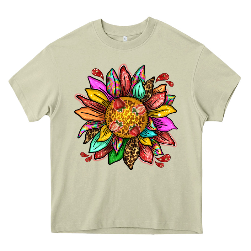 Strawberry Sunflower Heavy Core Tee by texasbilliewilder | Teevron