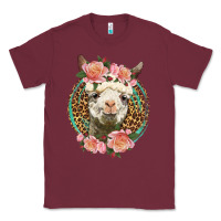 Burgundy western llama and roses Classic Tee - LillyAllenDesigns