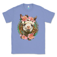 Colony Blue western llama and roses Classic Tee - LillyAllenDesigns