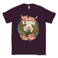 Plum western llama and roses Classic Tee - LillyAllenDesigns